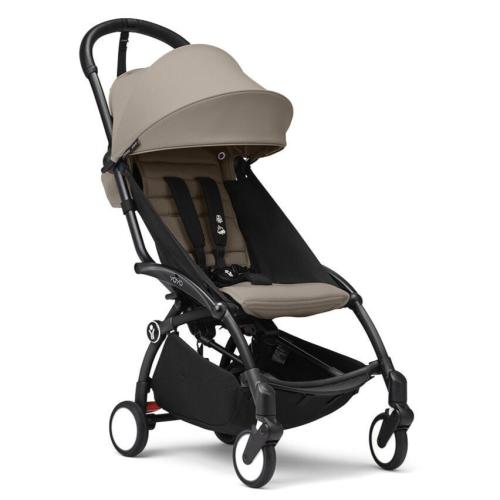 Stokke - YOYO 3 Stroller 6+ - Black Frame + Taupe