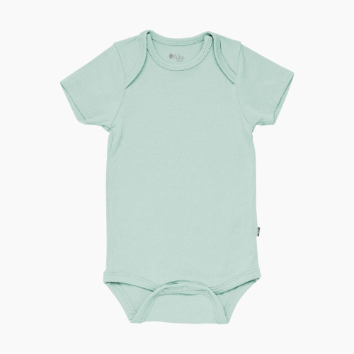 Kyte Baby Short Sleeve Bodysuit - Sage, 6-12 M