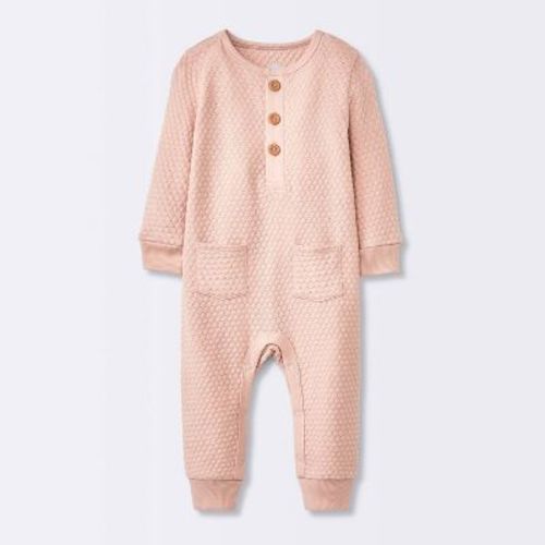 Baby Girls' Sweater Romper - Cloud Island™ Pink 6-9m