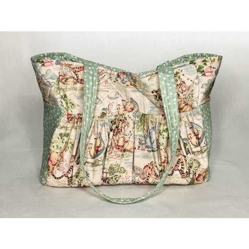 Handmade Quilted Diaper Bag: Classic Winnie the Pooh fabric