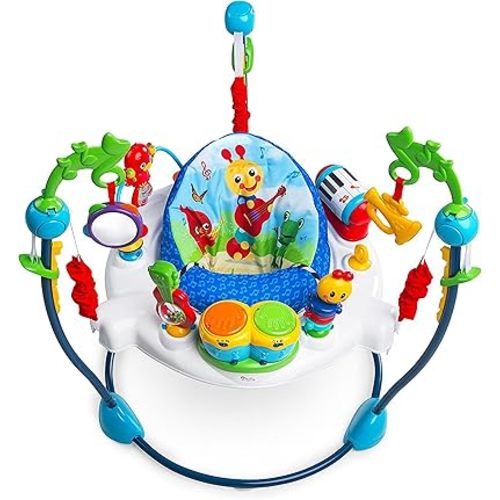 Baby Einstein Neighborhood Symphony Activity Jumper Infant Entertainer with Lights and Melodies, Age 6 months +, Max weight 25 lbs., Unisex