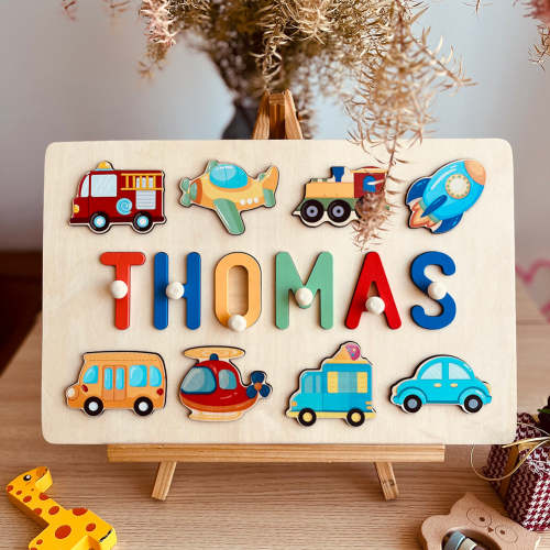 Personalized Wooden Baby's Room Wall Light Set – Woodemon