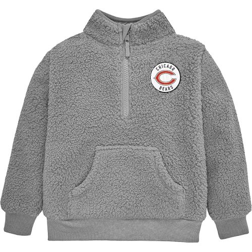 Gerber NFL unisex-baby Nfl Team Sherpa Mock Neck Pull Over Sweatshirt