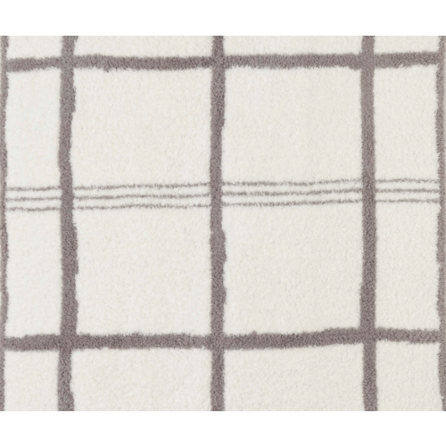 CozyChic® Grid Plaid Stroller BlanketCream / Beach Rock