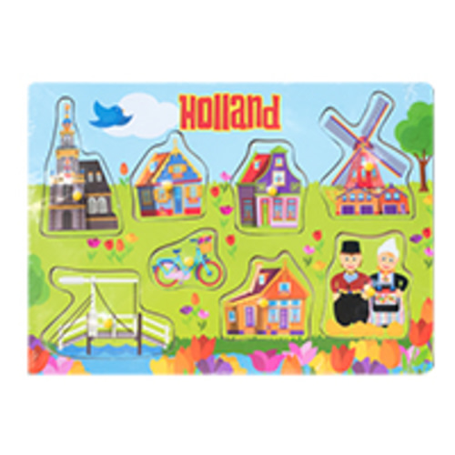 Wooden Children's Puzzle - Holland Village from http://www.thedutchstore.com