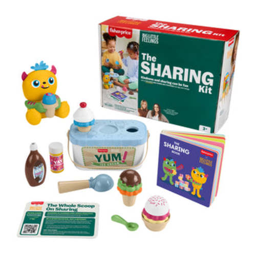 Fisher-Price Big Little Feelings Sharing Play Kit, Set Of Learning Toys & Tips For Toddlers & Kids