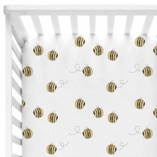 Honey's Bees Crib Sheet | Caden Lane