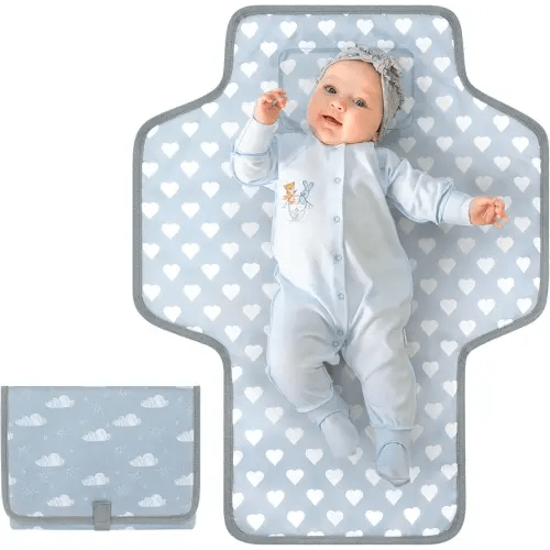 Accmor Portable Diaper Changing Pad, Waterproof Baby Changing Mat, Foldable Travel Diaper Changing Pads for Baby, Baby Essentials Shower Registry Gifts