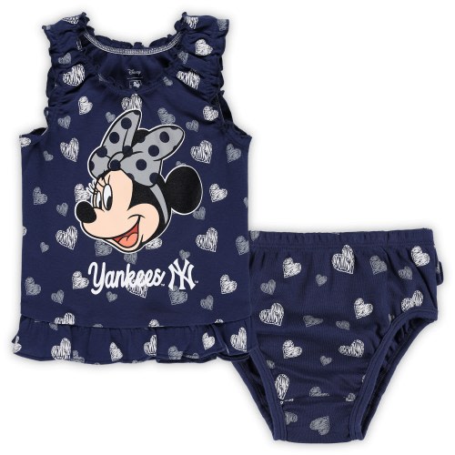 New York Yankees Infant Minnie's Bow Tank Top & Cover 2-Pack Set
