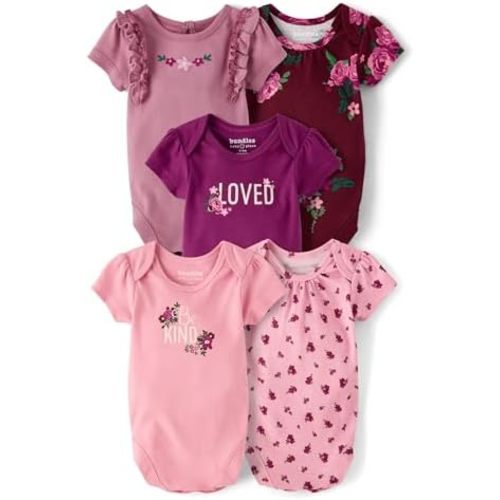 The Children's Place baby-boys And Newborn Short Sleeve Bodysuits, Multipacks