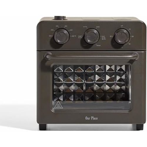 Our Place Wonder Oven | 6-in-1 Air Fryer & Toaster Oven with Steam Infusion | Compact, Countertop Friendly, Fast Preheat, Multifunctional | Air Fry, Toast, Roast, Bake, Reheat & Broil | Char