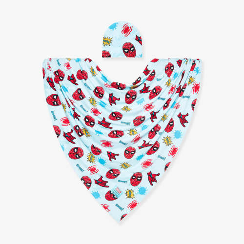 Marvel Friendly Neighborhood Spider-Man Swaddle Beanie Set