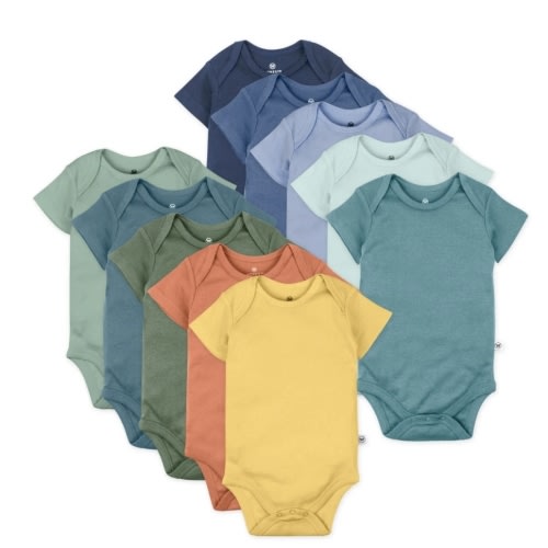 10-Pack Organic Cotton Short Sleeve Bodysuits | Honest Baby Clothing