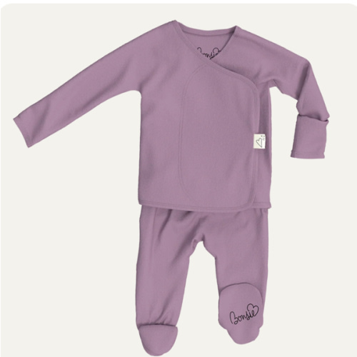 Footie - Fig – Bonsie Skin to Skin Babywear