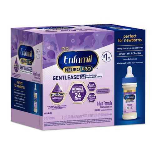 Enfamil® For Fussiness & Gas Nursette Bottles Infant Formula