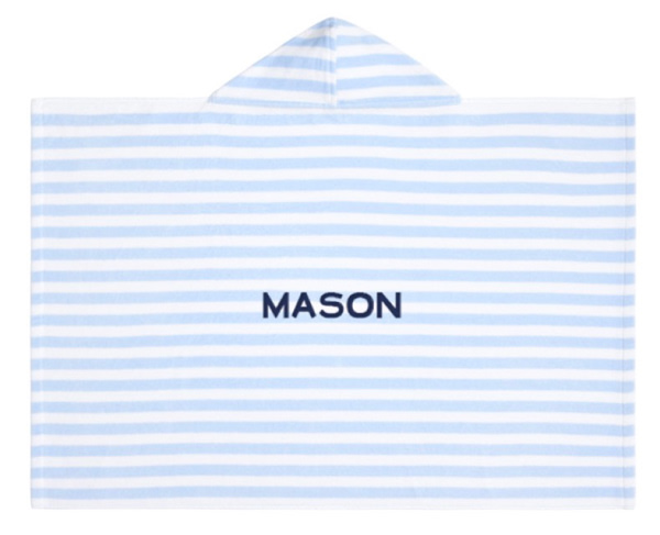 Mini Stripe Baby Beach Hooded Towel UPF 50+