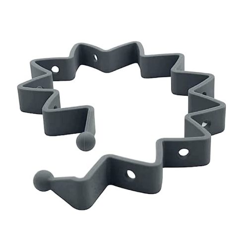 Busy Baby Toy Bungee - Dishwasher Safe Toy Strap - 100% Food-Grade Silicone (Pewter)