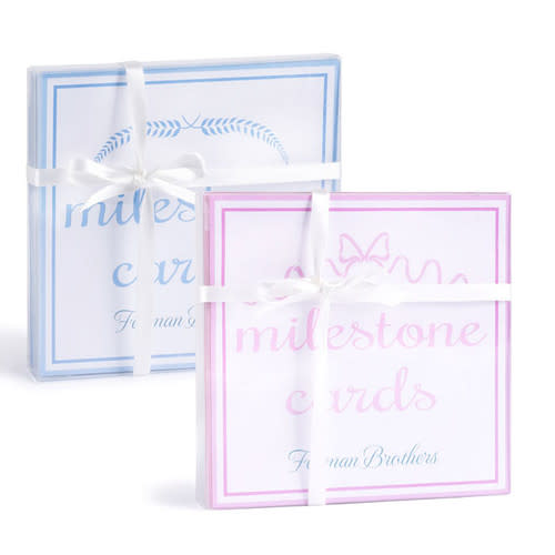Baby Milestone Cards - Pink