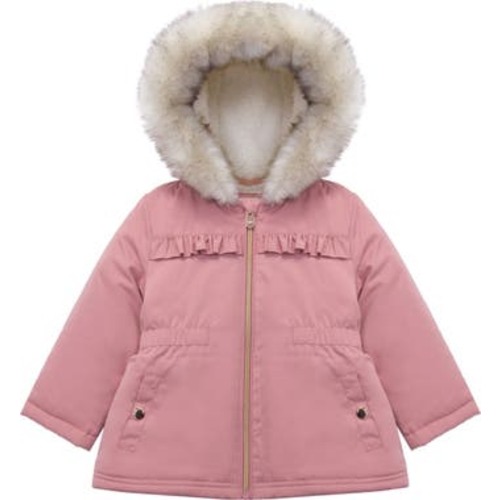 Baby Borg Lining Puffer Coat, 9-12M