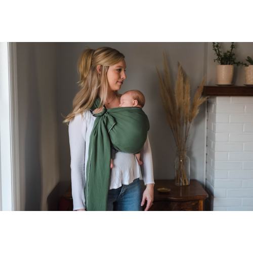 Lightweight Ring Sling - soft - less sweating more snuggles - Regular and plus size available - pet sling - cat sling - dog sling