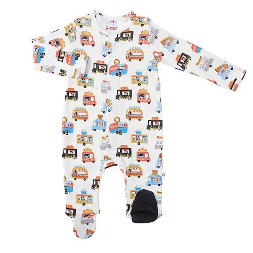 E=MC2 Newborn Happy Grillmore Magnetic Footie in WhiteE=MC2  - 3 Months Happy Grillmore Magnetic Footie in WhiteE=MC2 Newborn Happy Grillmore Magnetic Footie in WhiteE=MC2