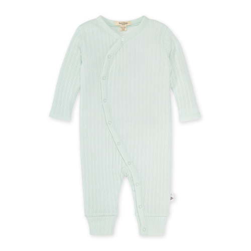Burt's Bees Baby Organic Cotton Baby Boy Side Snap Coverall, Sizes Newborn-12 Months
