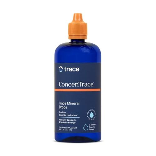 Concentrace Trace Minerals Drops (8oz) 96-Day Supply - #1 Trace Minerals Supplement - Magnesium, Chloride, Complete Mineral Complex for Energy, Hydration, & Electrolyte Balance
