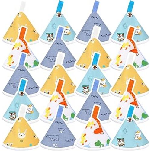 20 Pcs Baby Boy Pee Shield Cover,Pee Covers Baby Boy Pee Cap, Reusable Pee Shield for Baby Boy Water Absorption Diaper Changing Accessory for Boys Newborn Birthday Gift (Animal)