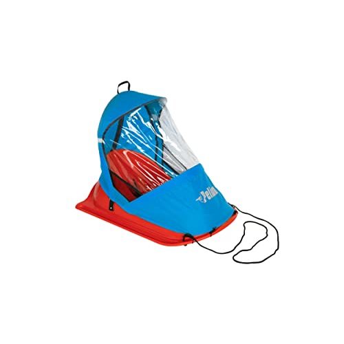 Pelican Baby Sled Deluxe with Weather Shield - Toddler Sled for Snow, Durable for Winter Sledding - Ages up to 24 Months