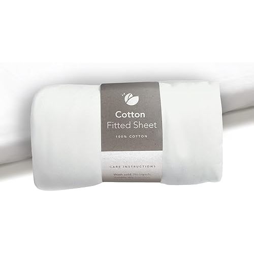 Guava Lotus Travel Crib Sheet | 100% Cotton Fitted Sheet with Manufacturer-Approved Fit | Soft & Breathable Crib Sheet for Your Baby's Comfort | Unisex Sheet for Infants and Toddlers