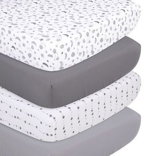 The Peanutshell 4-Pack Celestial Crib Sheets