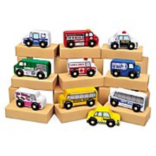Hardwood Community Vehicles&nbsp;- Set&nbsp;of&nbsp;10