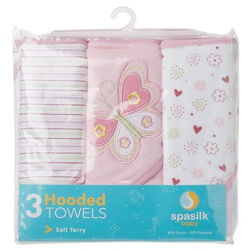 Spasilk 20 Terry Washcloth Wipes Set for Newborns and Infant Boys and  Girls, Pink, Ideal Baby Shower Gift Pack