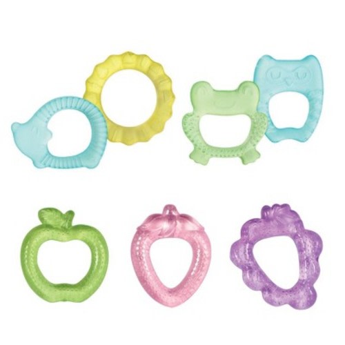 Cool Nature Teether (4 pack) & Fruit Cooling Teether (3 Pack), Color: Multi color