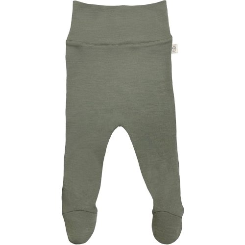 Woolino Baby Footed Romper Pants, 100% Merino Wool Baby Pants, Newborn Pants with Footies for Infant Boy & Girl