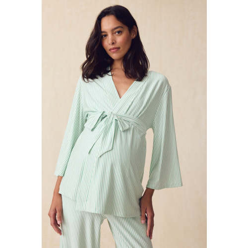 LAKE | Women | DreamModal™ Pajamas | Fog Maternity Kimono Bundle