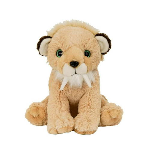 Plush Gear Sammy the Sabertooth Plush Toy Gift, Cuddly Soft Toy For Kids, Stuffed Animal Collectibles, 16 Inch