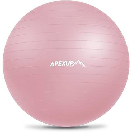 APEXUP Yoga Ball Exercise Ball Anti Slip Heavy Duty for Fitness, Balance & Core Workout