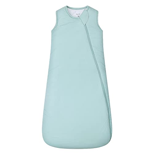 HAPIU Unisex Rayon Made from Bamboo Baby Sleep Sack TOG 1.0, 2-Way Zipper YKK, Wearable Blanket Baby