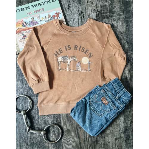 He Is Risen Pullover (Baby & Toddler) - Ginger