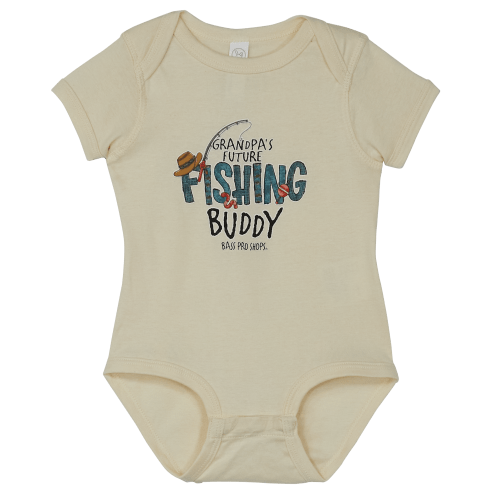 Bass Pro Shops Grandpa's Future Fishing Buddy Short-Sleeve Bodysuit for Babies