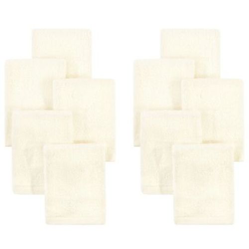 Little Treasure Baby Unisex Rayon from Bamboo Luxurious Washcloths, Cream, One Size