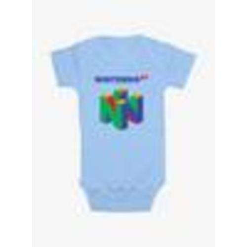 Nintendo N64 Logo Infant Bodysuit - BLUE | BoxLunch
