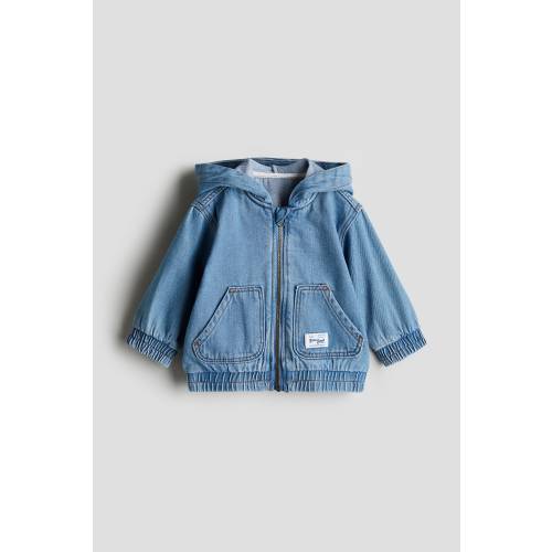 HOODED DENIM JACKET