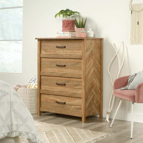 Free Shipping! Sauder Cannery Bridge 4-Drawer Dresser, Sindoori Mango Finish
