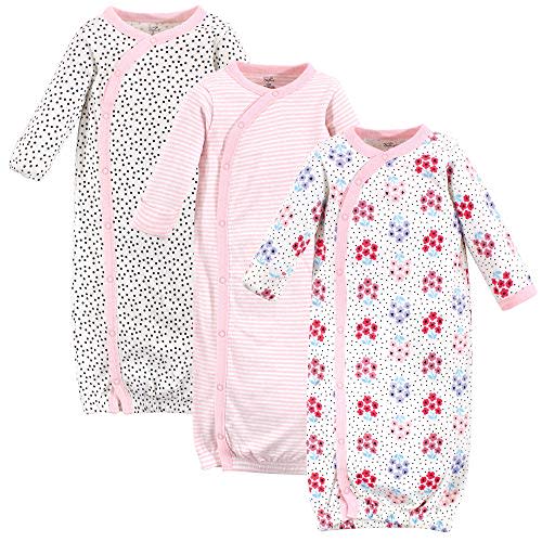 Touched by Nature Baby Girls' Organic Cotton Kimono Gowns