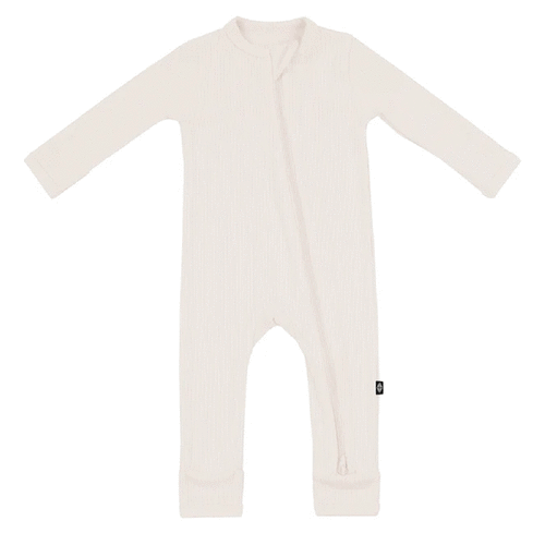 Kyte Baby Ribbed Zippered Romper