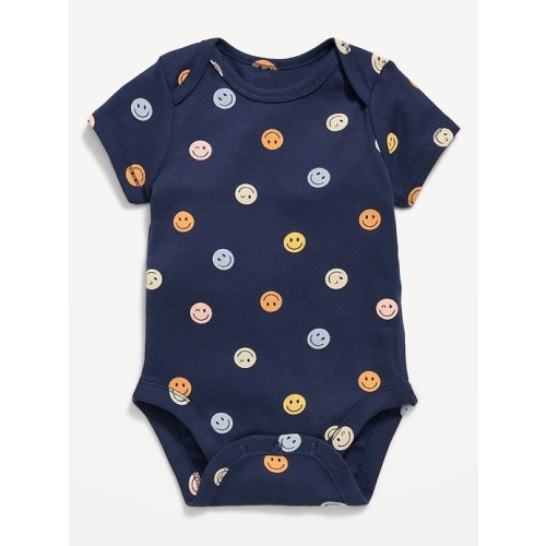 Printed Short-Sleeve Bodysuit for Baby