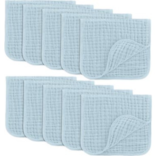 Muslin Burp Cloths - Pack of 10