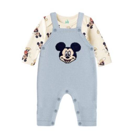 Baby Boys' Long Sleeve Sweater and Overall, 2-Piece Set